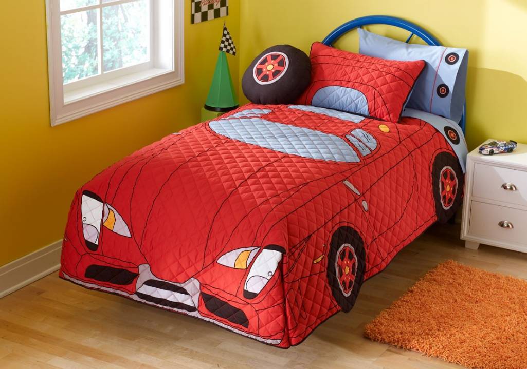 kids car bedroom set