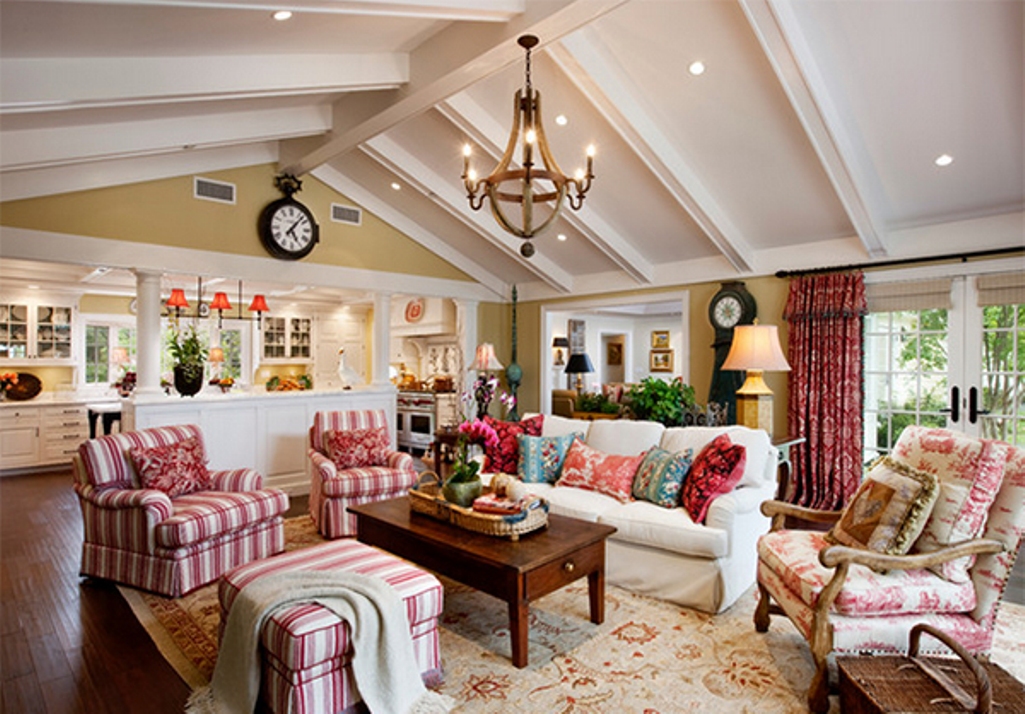 Eclectic Living Room Ideas with Country Furniture