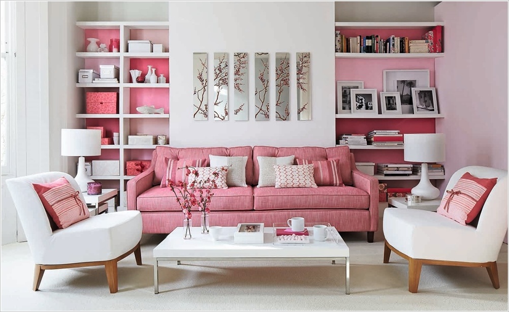 cherry blossom living room