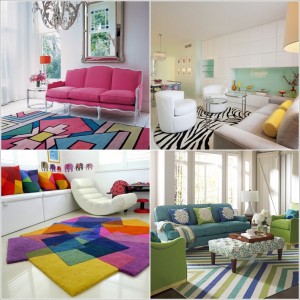 13 Awesome and Cool Living Room Rug Designs