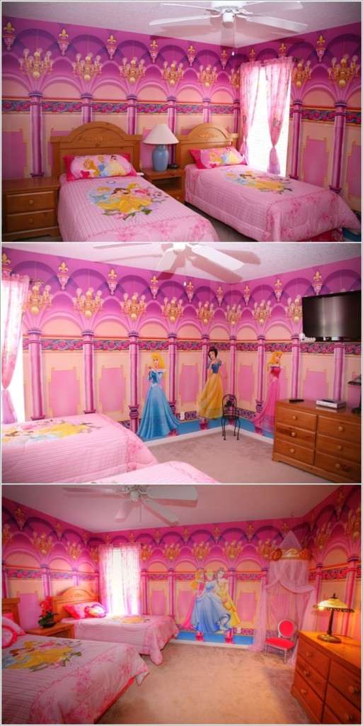 15 Lovely Disney Princesses Inspired Girls Room Decor Ideas 4408