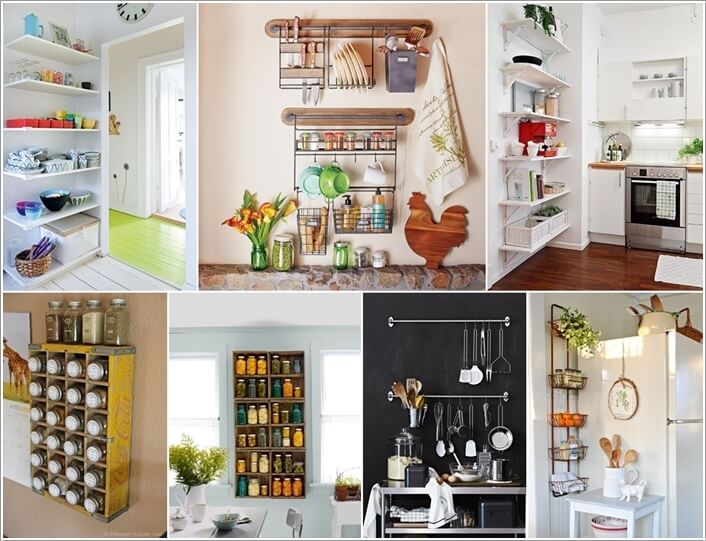 kitchen wall storage solutions