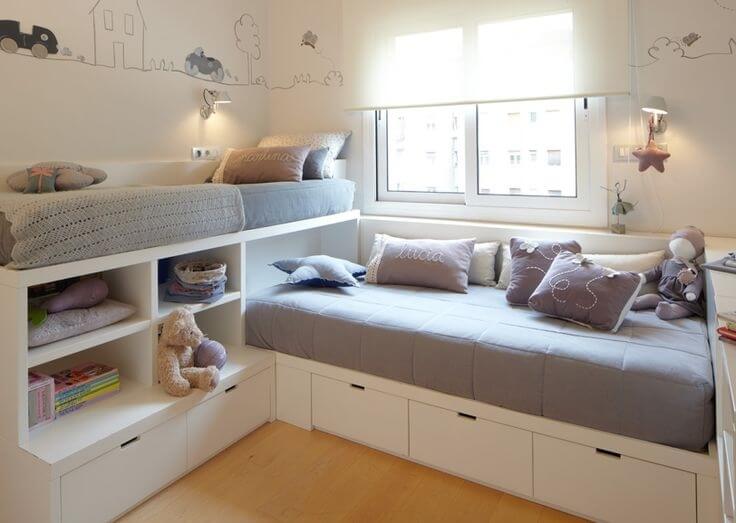 12 Clever Small Kids Room Storage Ideas
