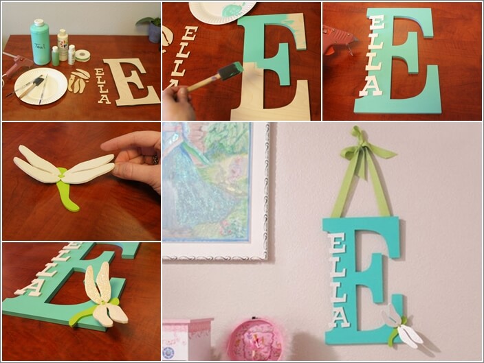 Make A Kids Room Monogram From Wooden Letters