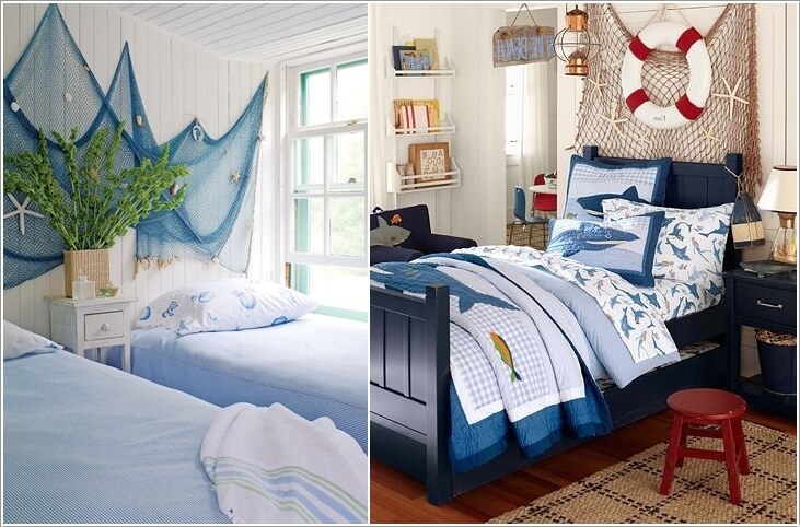 Modern Nautical Bedroom Design Ideas with Simple Decor