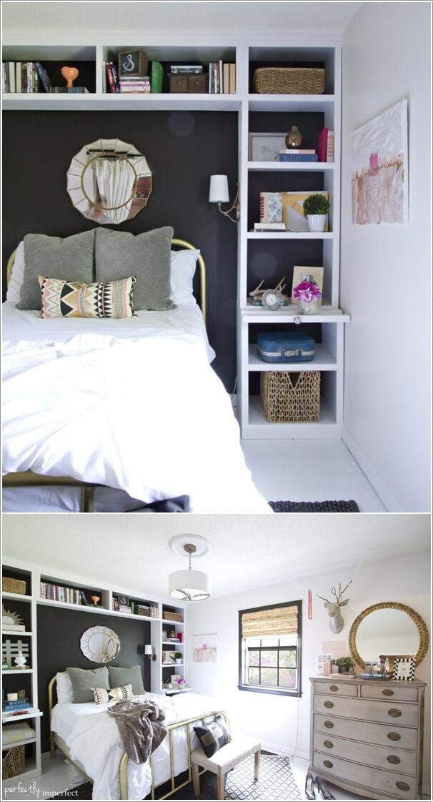 15 Clever Storage Ideas For A Small Bedroom