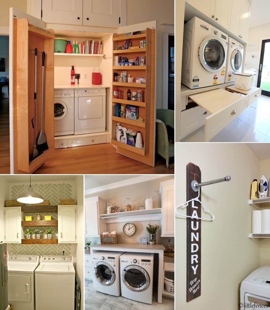 10 Space Saving Tips for a Small Laundry Room