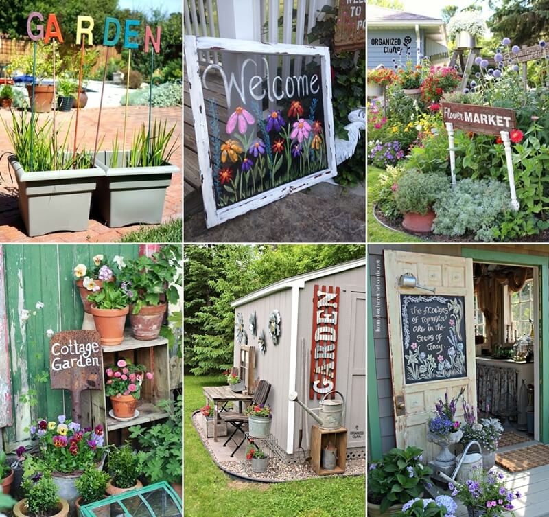 Try Out These DIY Garden Sign Ideas