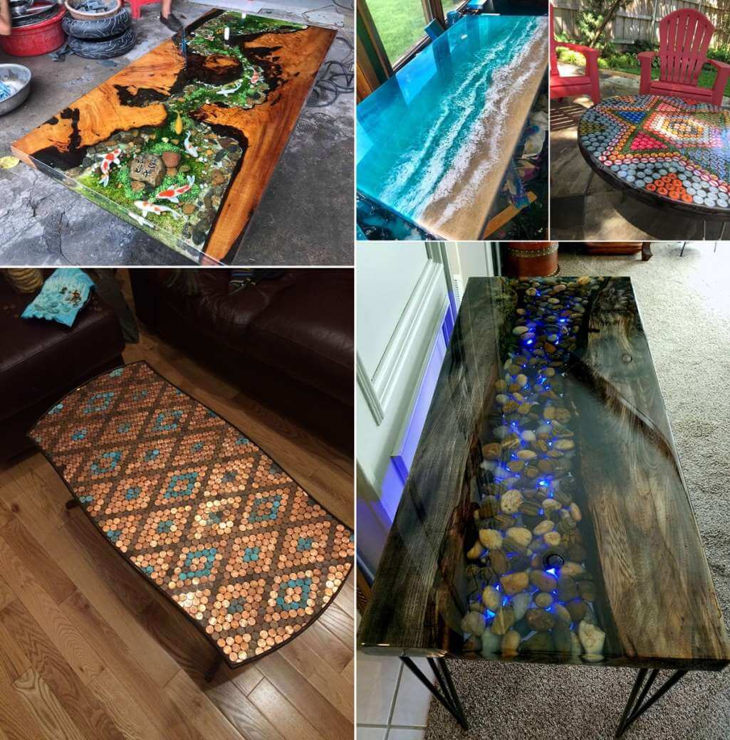 Stunning Epoxy Resin Table Designs