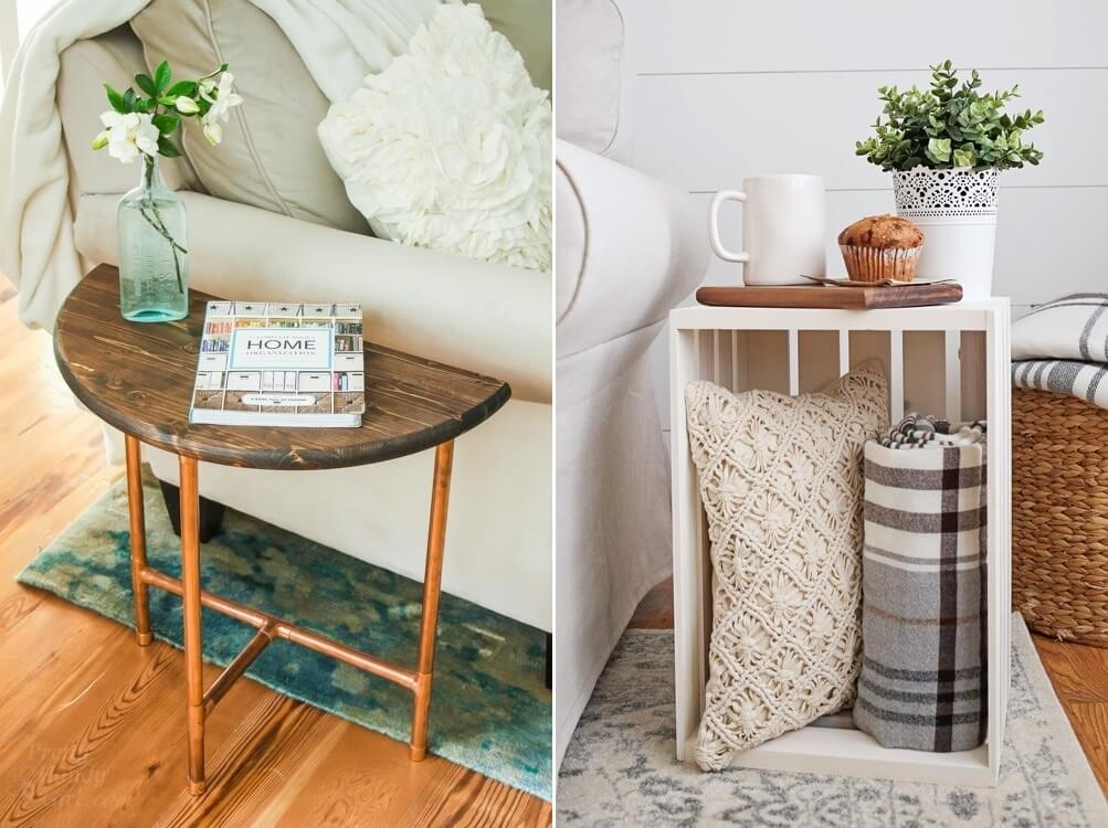 diy side tables for living room