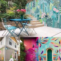 DIY Outdoor Wall Mural Ideas