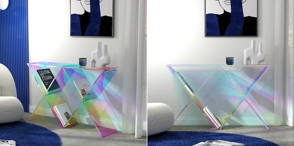 Holographic Console Table