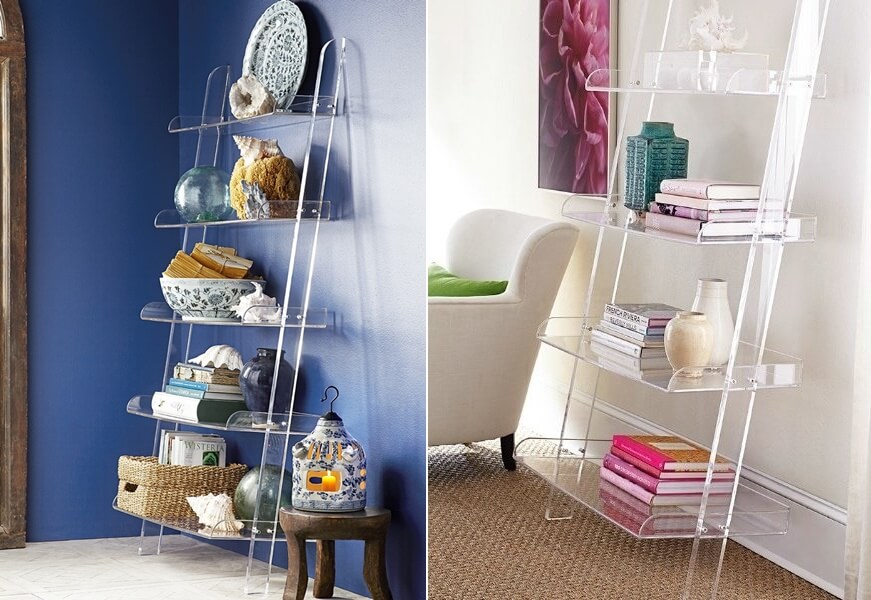 A Leaning Ladder Shelf