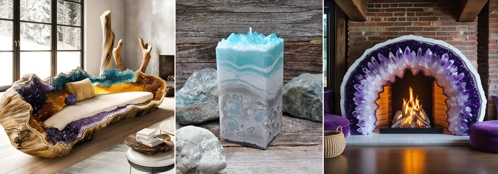 Geode Home Decor Ideas 