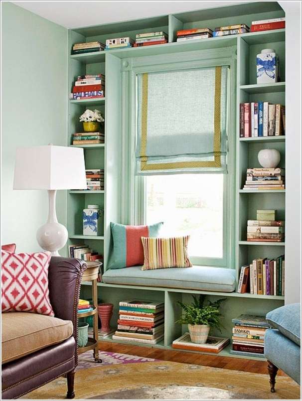 Claim the Space around Your Living Room or Bedroom Window