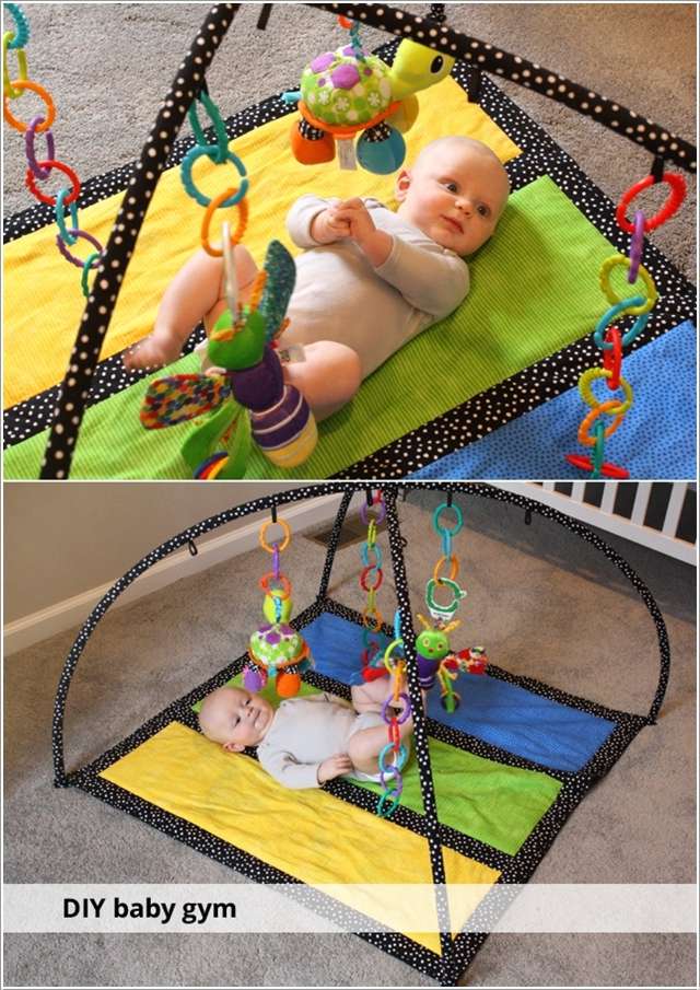 A DIY Baby Play Gym