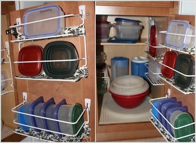 Hack The Cabinet Door with Metal Shelves