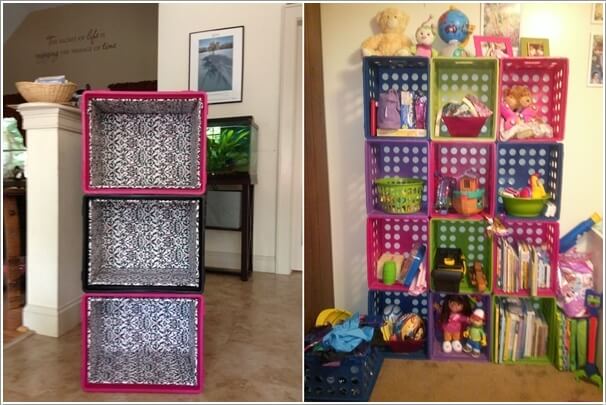 Stack and Join The Crates Together and Build a Shelving Unit