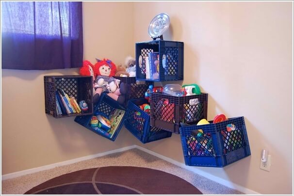 Create a Toy Storage Over Any Wall in Your Kids’ Room