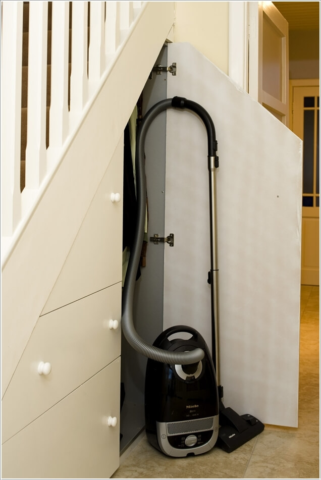 Carve Out a Space Under The Stairs by Installing a Closet