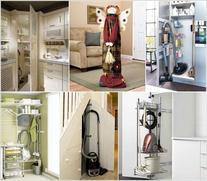Vacuum Cleaner Storage Ideas