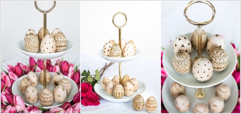 Etch Burnt Patterns on Craft Store Wooden Eggs