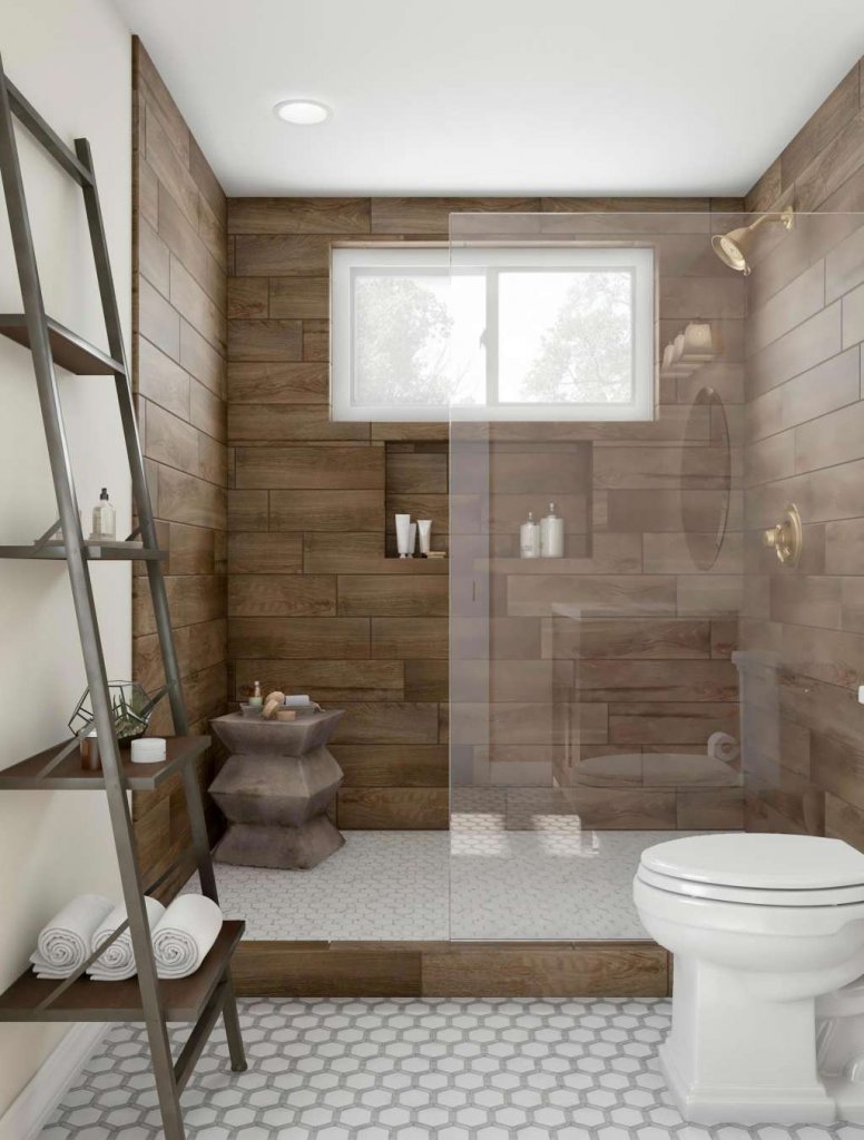 Create a Warm Feel with Tiles That Look Like Wood Planks