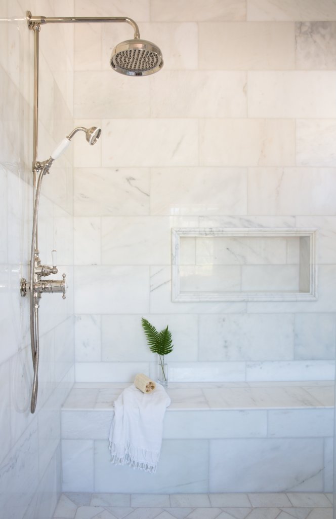 For a Charming and Luxe Feel Install Marble Tiles