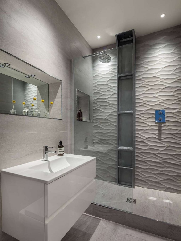 Bring Texture to The Walls with Textured Tiles But Make Sure to Have a Strategy Ready for Cleaning Them Effectively