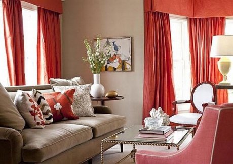 Fresh-Orange-Curtains-Ideas-for-Living-Room-and-Sofa