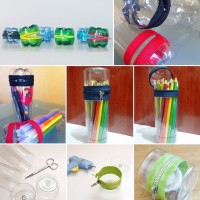 Turn a Plastic Bottle into a Cool Storage Container Using Zip