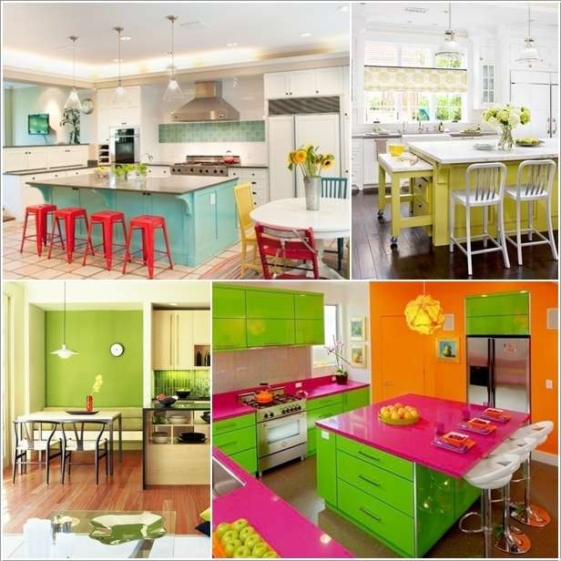 5 Bright and Colorful Kitchen Designs that are Simply Fabulous