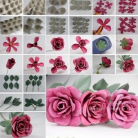 How Creative Are These Egg Carton Roses