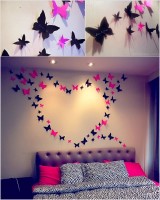 Awesome Butterfly Heart Wall Art Idea