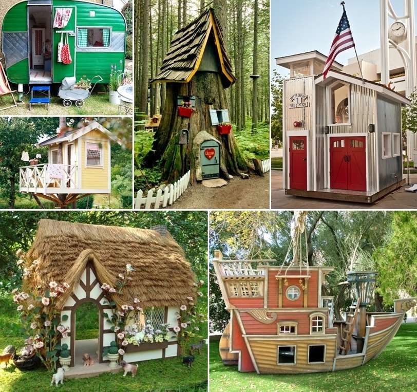 25 Cool Playhouses and Treehouses That Kids Will Love