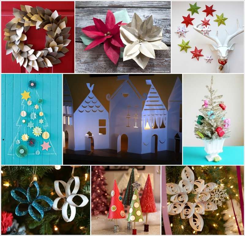 35 Beautiful Christmas Decorations Crafted from Paper
