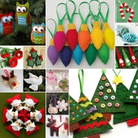 30+ Felt Christmas Ornament Ideas for You to Try