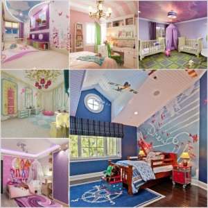 15 Lovely Ideas to Design a Kids' Room Ceiling