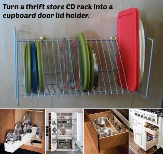 10 Awesome Lid Storage Ideas for Your Kitchen