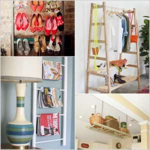 10 Awesome Ideas to Organize with Ladders