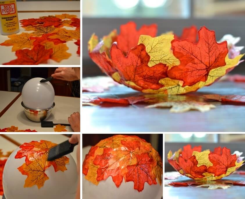 This Fall Leaf Bowl is Just Lovely