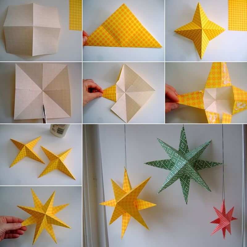 Make These Easy Paper Stars for Christmas