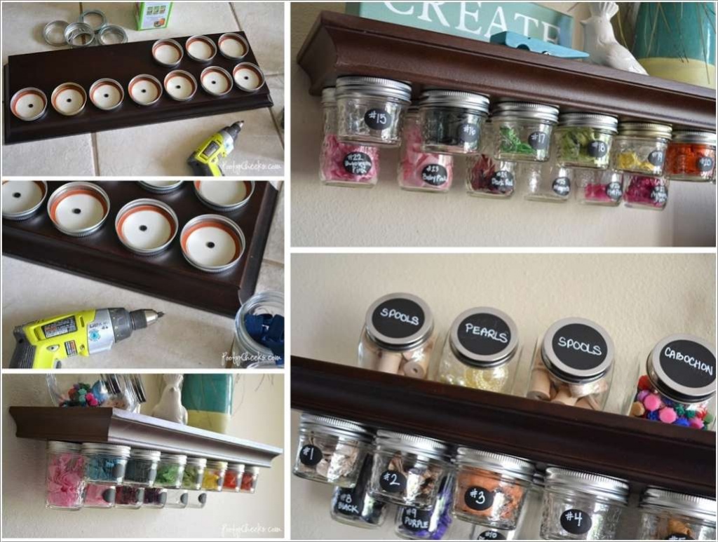 10 Clever Ways to Organize with Mason Jars