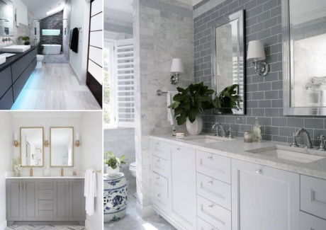 10 Lively Ways to Add Life to a Gray Bathroom fi