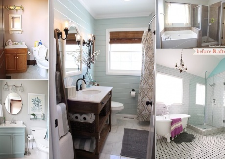 Over 20 Beautiful Before and After Bathroom Makeovers fi