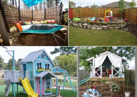 12 Super Cool Ideas for a Backyard Kids' Play Area fi