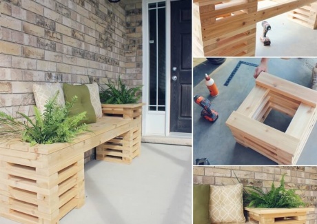 This Cedar Bench Will be a Perfect Addition to Your Porch fi