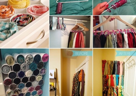 10 Clever Ways to Organize Your Scarves fi