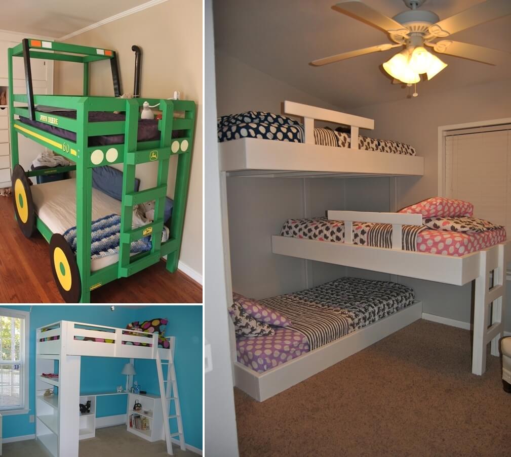 Simple Fun Bunk Beds for Small Space