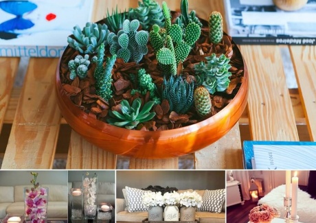 10 Creative DIY Coffee Table Centerpiece Ideas fi